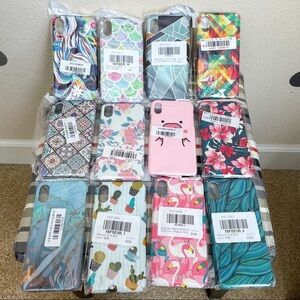 Set of 12 iPhone X/XS cases